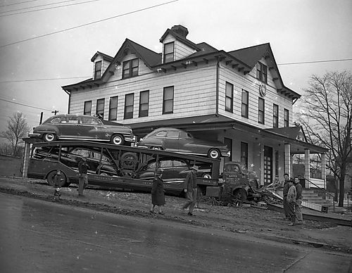 Truck vs. House