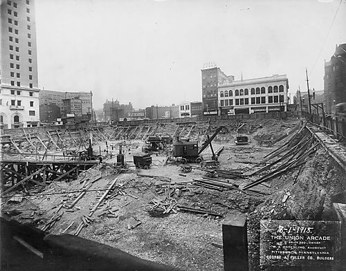 Union Arcade Basement Construction