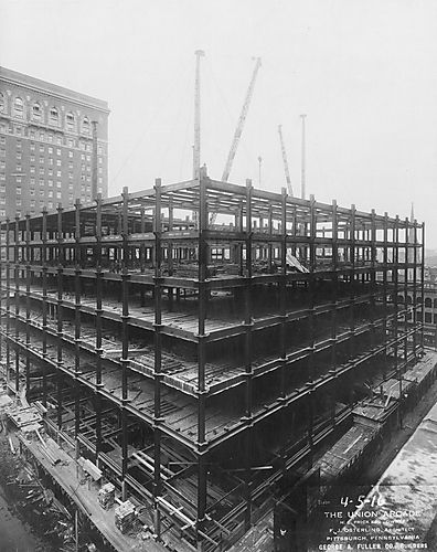 Union Arcade Construction- Steel Framing
