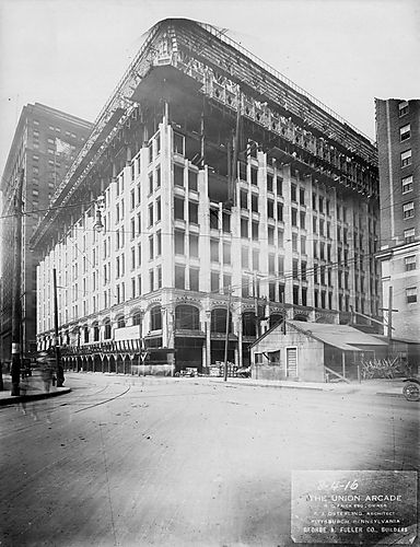 Union Arcade Construction- Outer Walls