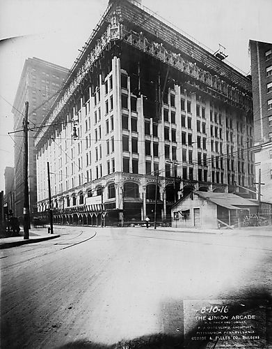 Union Arcade Construction- Outer Walls (West View)