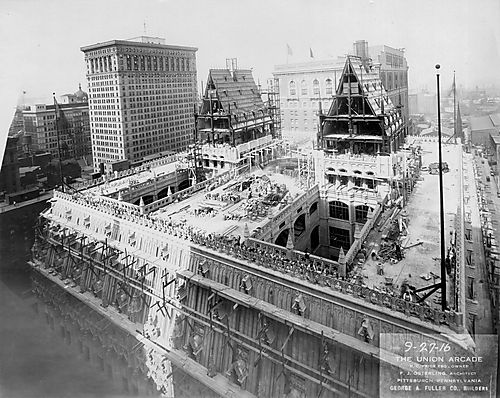 Union Arcade Construction- Steeples (North View)