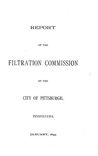 Report of the Filtration commission