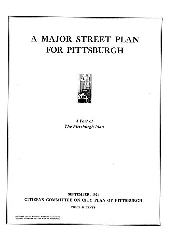 major street plan for Pittsburgh