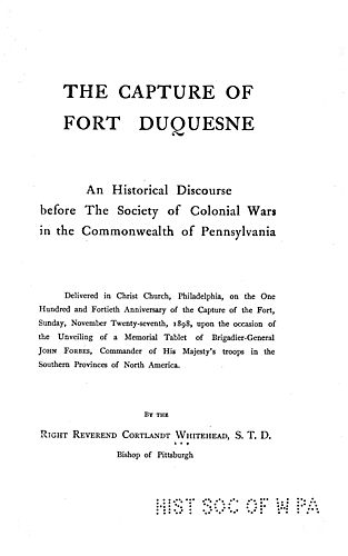 capture of Fort Duquesne