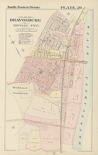 Plan of Dravosburg in Mifflin Twp