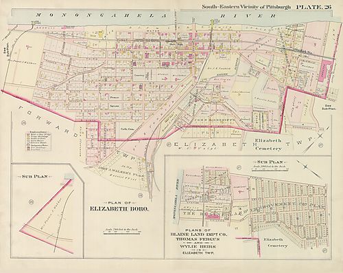 Plan of Elizabeth Boro