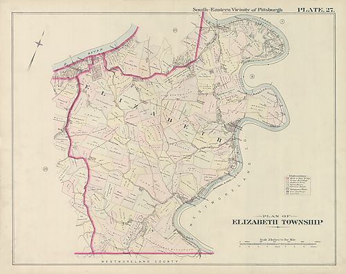 Plan of Elizabeth Twp
