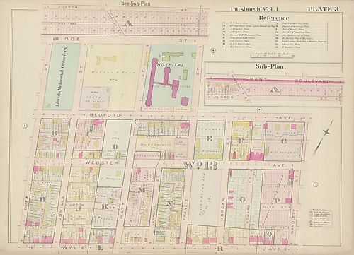 Bedford Dwellings, Middle Hill District