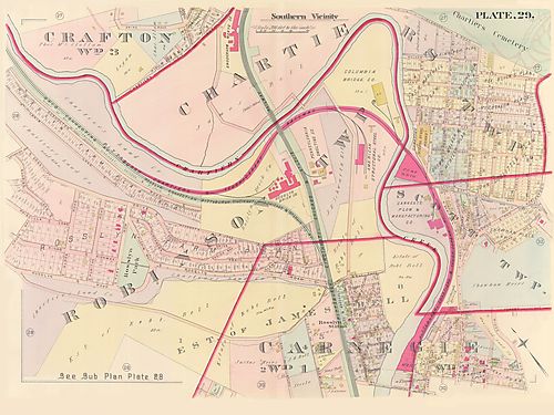 Robionson, Crafton, Chartiers, Scott, Carnegie