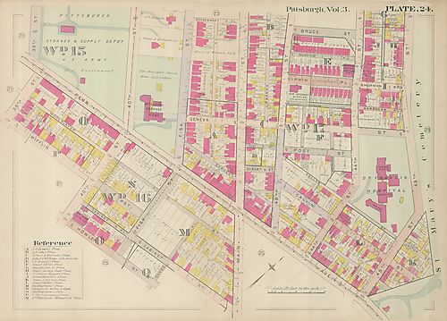 Lower Lawrenceville, Central Lawrenceville, Bloomfield