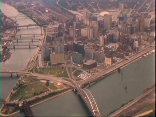 Aerial View of Pittsburgh's Downtown