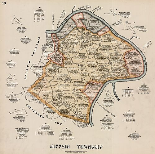 Plate no. 13 - Mifflin Township