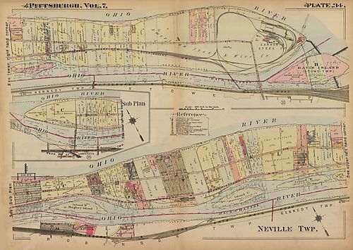 Neville Island, Davis Island