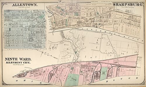 Allentown, Sharpsburg, 9th Ward, Allegheny City