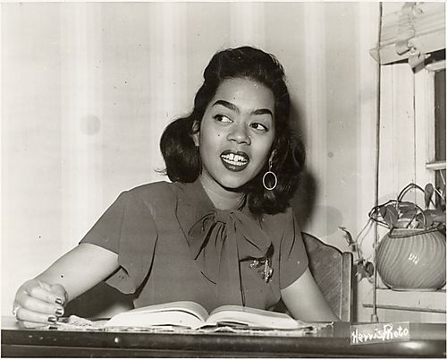 Mrs. June Eckstine, wife of singer Billy Eckstine