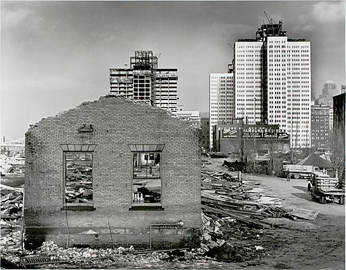 Demolition of Old Buildings and Gateway Center Construction