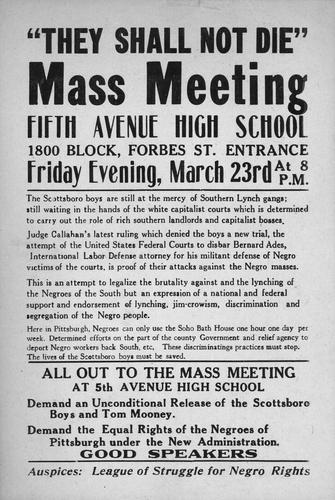 They Shall Not Die: Mass Meeting 