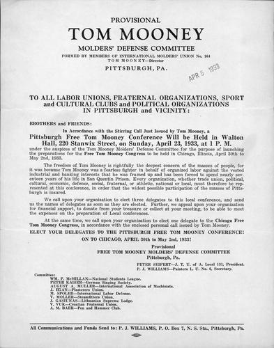 Tom Mooney Defense Committee