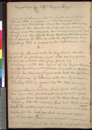 "Jeanie with the Light Brown Hair"