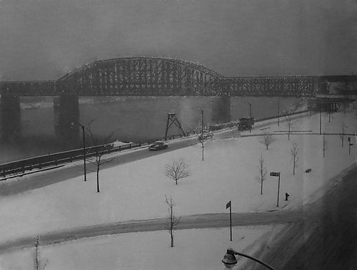March Snowfall on the Allegheny