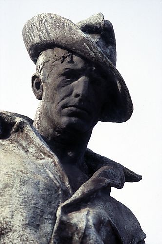 Steel Worker Statue