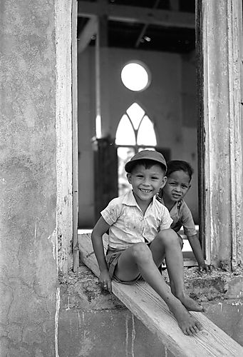 Children in Window
