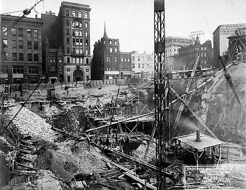Excavation and Foundation of William Penn Hotel