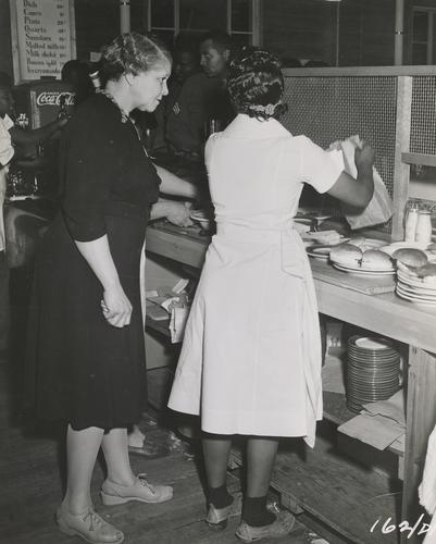 Two Women in the Service Club