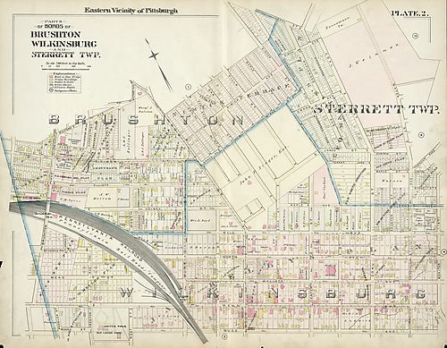 Parts of Boros of Brushton, Wilkinsburg, Sterrett Twp