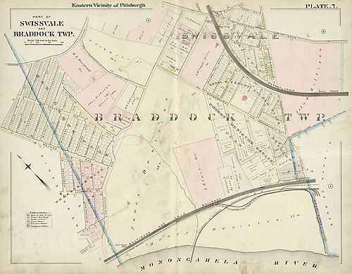 Part of Swissvale, Braddock Twp