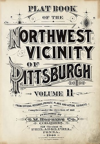Northwest Vicinity- Pittsburgh Vol. 11, Hopkins Co.