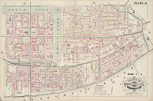 Ward 4 & Parts of Wards 1-3, 7 & 8, Allegheny City