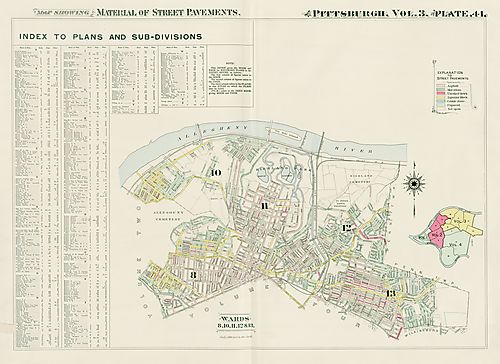 Index to Plans, Sub-Divisions