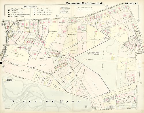 Squirrel Hill North, Squirrel Hill South