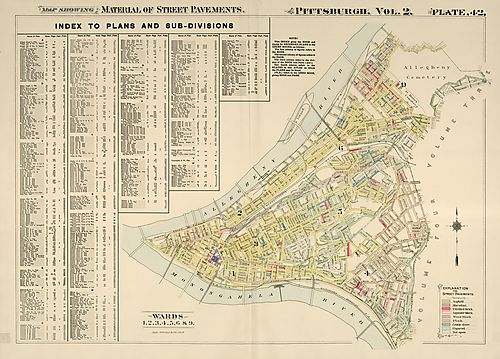 Index to Plans, Sub-Divisions