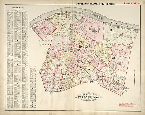 City of Pittsburgh, 18th-21st Wards