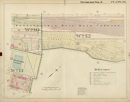 Middle Hill, Bedford Dwellings, Strip District
