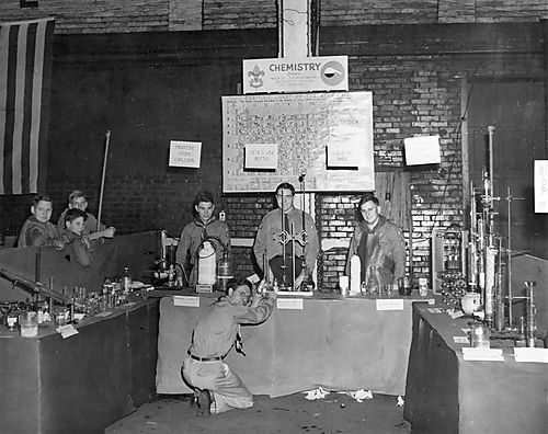 Boy Scout Chemistry Exhibit