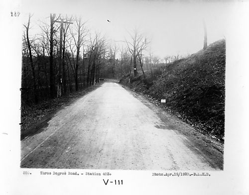 Three Degree Road Station #402+