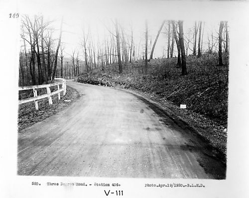 Three Degree Road Station #406+