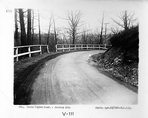 Three Degree Road Station #409+