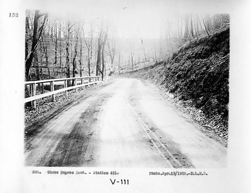 Three Degree Road Station #411+