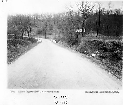 Three Degree Road Station #443+