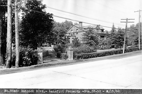 Langfitt property on Babcock Boulevard, Millvale