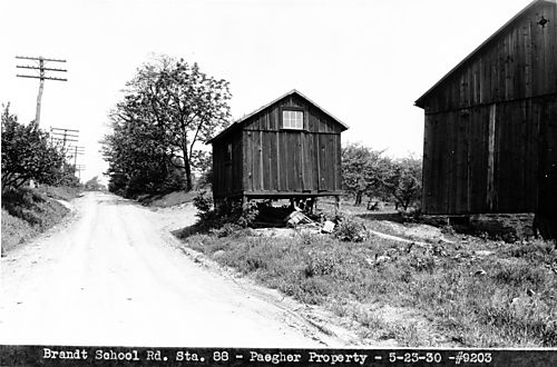 Pegher barn on Brandt School Road