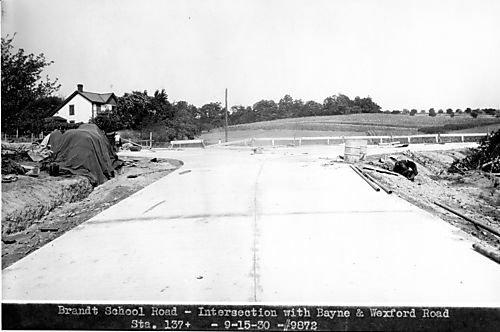 Brandt School Road at Wexford-Bayne Road