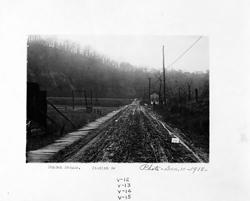 Duncan Avenue-Station 9+
