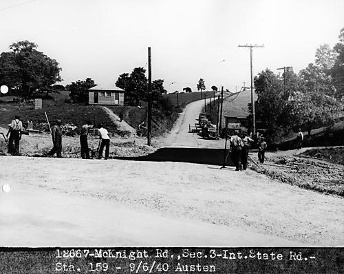 Construction of McKnight Road