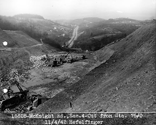 Construction of McKnight Road
